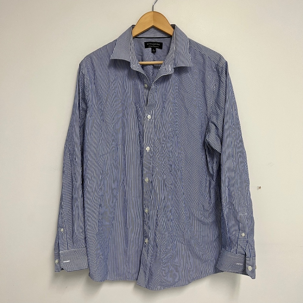 Banana Republic striped dress shirt - Picture 1 of 6